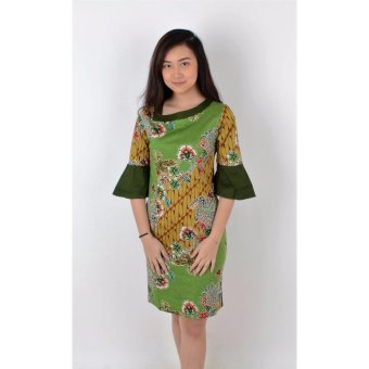 De Voile Batik Fashion Wanita Modern Betrice WDarm sp (Green)  