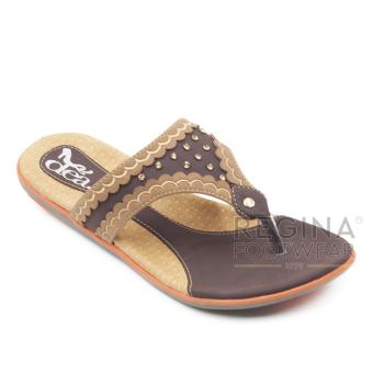 Dea Woman Flat Sandals 1607-18 Brown  