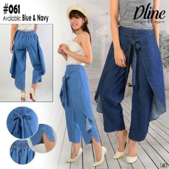 Dline Jeans Woman Pant Tunic R 061 Navy  