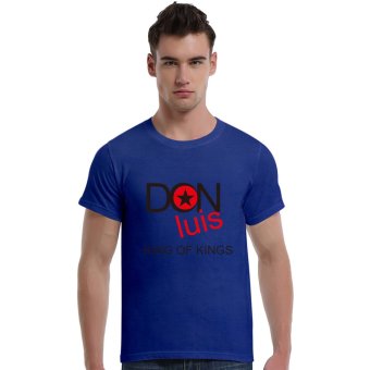 Don Luis King Of Kings Cotton Soft Men Short T-Shirt (Blue)   