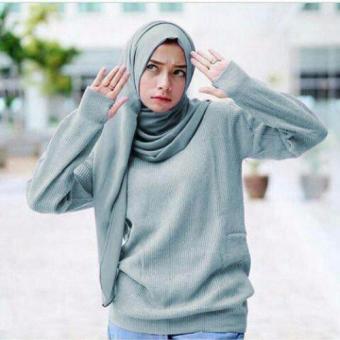 DoubleC Fashion Roundhand sweater grey  