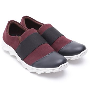 Dr. Kevin Men Casual Shoes 13243 Maroon/Black  