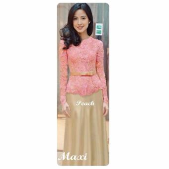 Dress Meliana Maxi - Peach  