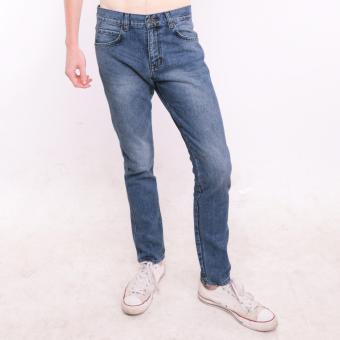 Edwin Celana Jeans Pria 501-COB-28 Slim Fit - Blue  