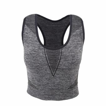 EELIC BRA-08 ABU-HITAM Tank Top Sport Yoga  