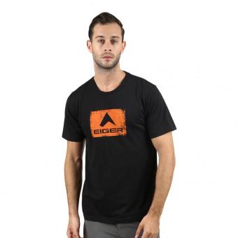 Eiger T Shirt Raster Logo - Hitam  