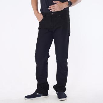 Emba Jeans Celana Panjang Pria BS 08B.2 Jordan Regular - Jet Black  