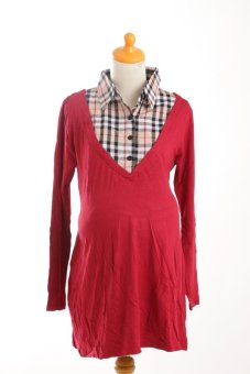 Eve Maternity Baju Hamil-Lbk136E-Merah  