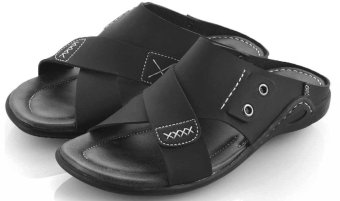 Everflow DV 091 Sandal Casual Pria (Black)  