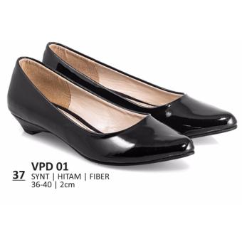 Everflow Sepatu Formal / Sepatu Pantofel / Sepatu Kerja / Sepatu Flats shoes Wanita Everflow VPD 01 Hitam  