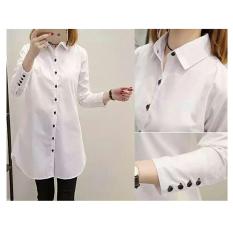 F Fashion Tunik Wanita Aqua - Putih