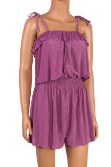 Fancyqube Victoria Sling Beach Dress Purple - Intl  