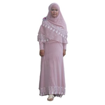 Fashion Long Dress Layer - Pink  