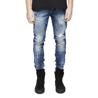 Fashion Mens Straight Slim Jeans  