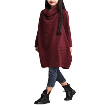 Fashion Oversized Women Loose Baggy Casual Turtleneck Top  