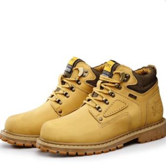 fashion plus cotton cowboy boots Winter Snow Boots Ankle Boots?yellow? - intl  