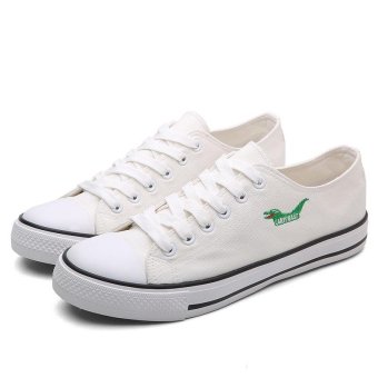 Fashion Slip-Ons & Loafers Canvas Shoes Student Casual Shoes(white) - intl  