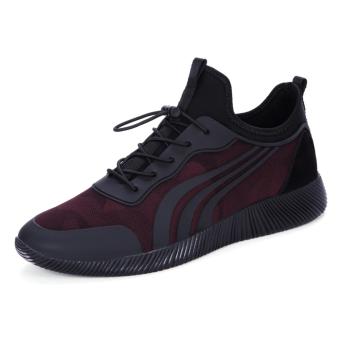 Fashion sneakers, street leisure series of shoes, men's fashion, fashion shoes, joker(black red) - intl  
