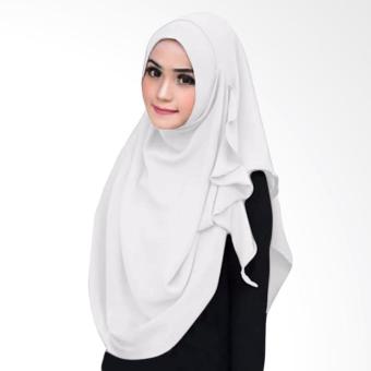 Flowing Hijab Kerudung Instan - Putih  