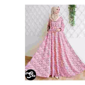 Gamis Balotelly Songket (color Pink)  