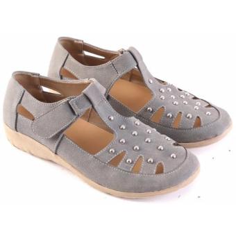 Garsel Sandals Wanita Bahan Synth Sol TPR Hak. 3cm - L 503  