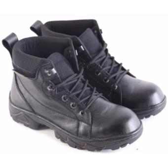 Garsel Sepatu Boot Adventure Safety Shoes Pria Bahan Kulit Super Sol Karet - L 168  