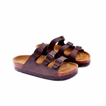 Garucci sandal Flip Flop Wanita 315-dark brown  