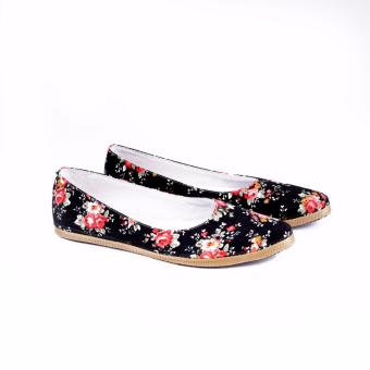 Garucci Sepatu Slip On Wanita / Woman Flat Shoes - Bahan Canvas - SH 6128  