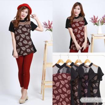 Garxia Leaves Casual Blouse  