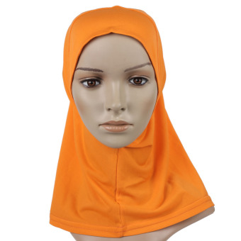 GETEK Islamic Muslim Full Cover Inner Underscarf Hijab Cap Hat (Orange)  