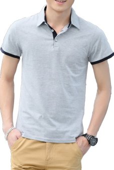 Ghope Short Sleeve Polo Shirt (Grey)  