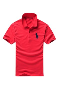 Ghope Short Sleeve Polo Shirt (Red)  