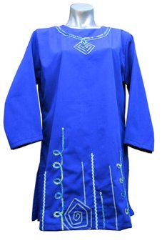 Gianni Baju Muslim Wanita BJ-001 - Biru  