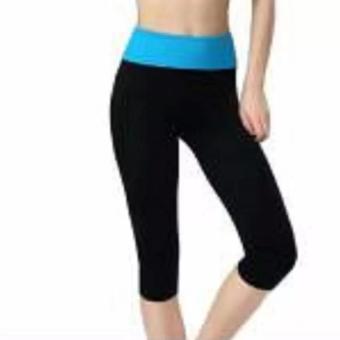 GIYOMI Celana Legging Sport Senam / Celana Olahraga / Yoga - BIRU  