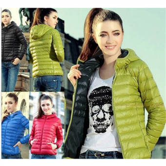 Green 2016 New Fashion Cotton Hooded Women Jacket Winter Casual Thin Women Coat Slim Warm Women's Padded Outwear Chaquetas Mujer - intl  