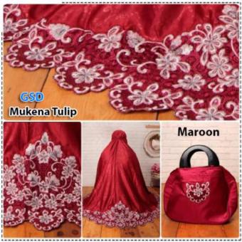 Grosir dress_Mukena Tulip Red  