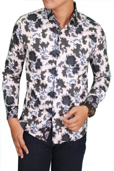 Gudang Fashion - Batik Slimfit for Man - Putih  