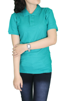 Gudang Fashion - Kaos Polos Wanita Kerah Tosca Tua - Tosca Tua  