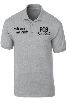 Gudangclothing Polo Shirt Barcelona 04 - Abu-Abu  