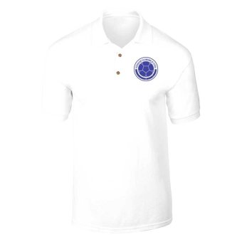 GudangClothing Polo Shirt Colombia Copa America 01 - Putih  