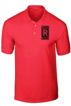 GudangClothing Polo Shirt Rolls Royce - Merah  