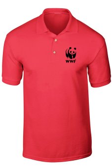 GudangClothing Polo Shirt WWF 01 - Merah  