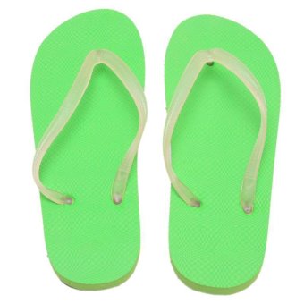 Hang-Qiao Unisex Non-slip Flip Flops Beach Casual Luminous Slippers (Green)  