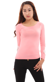 Hanyu Autumn Bud Silk Cotton Long Sleeve Pink  