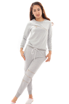 HengSong Sport Suit Hoodies (Grey)  