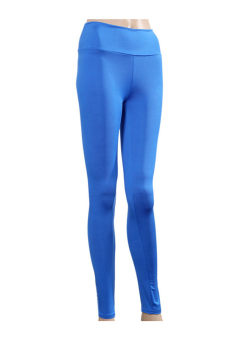 Hengsong Women Leggings Pants Royal Blue  