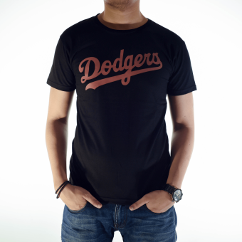 High5 Kaos Dodgers Pria - Black Hitam  