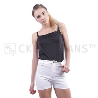 Highwaist Mini / Hotpants / Short / Celana Jeans Pendek Putih CK 071 910/911  