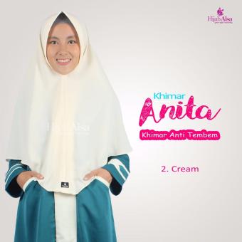 Hijab Alsa - Jilbab Syar'i Anita - Cream  