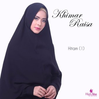 Hijab Alsa - Jilbab Syar'i Raisa - Black  